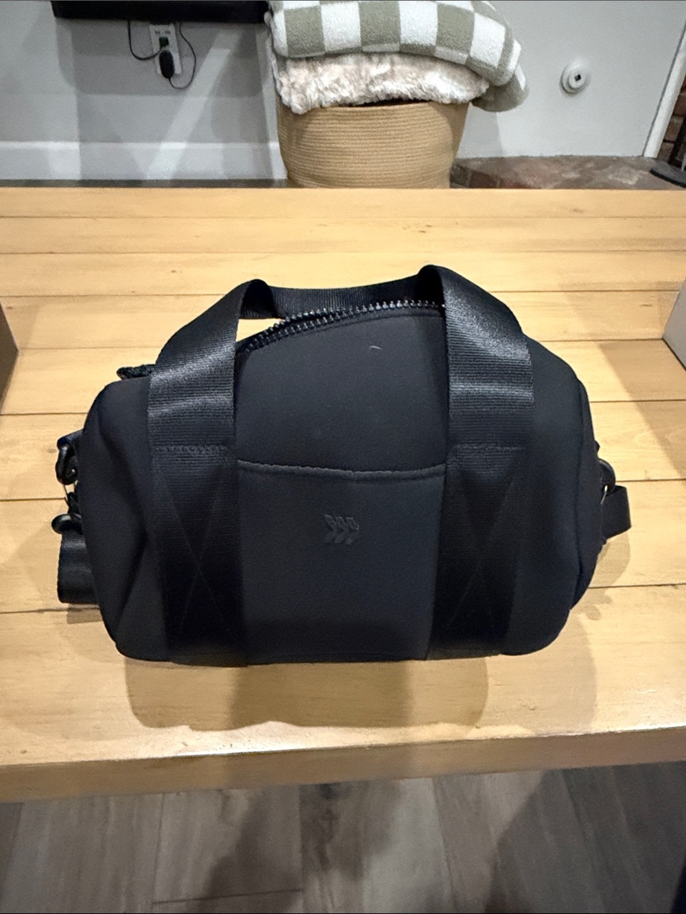 JoyLab Black Compact Duffel with Dual Carry Straps
